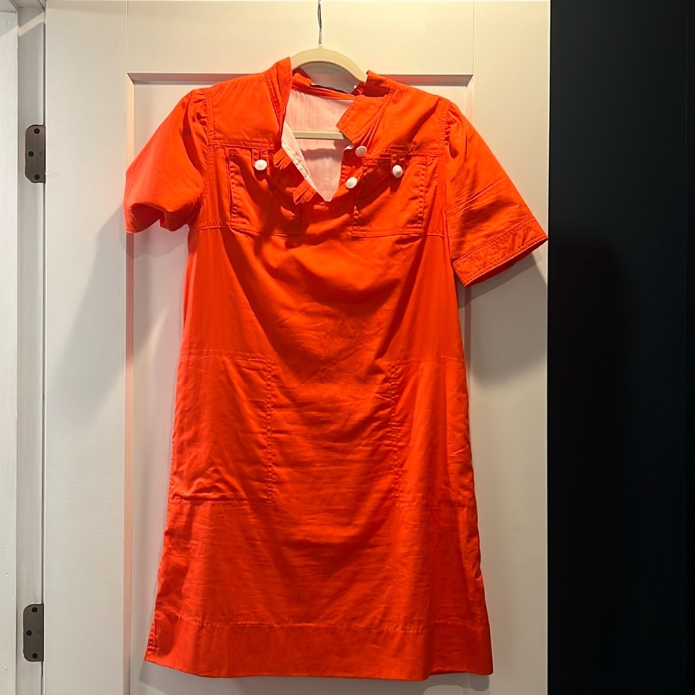 CK Bradley orange dress size medium